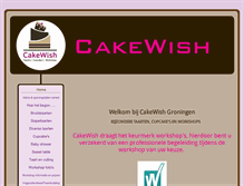 Tablet Screenshot of cakewish.nl